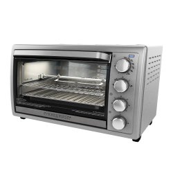 Black & Decker TO4314SSD Rotisserie Toaster Oven, Silver