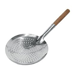 Chef’s Supreme – 10″ Stainless Strainer w/ Removable Wood Handle