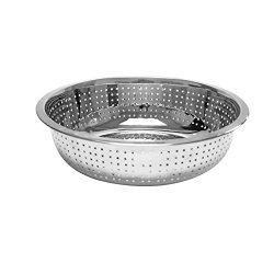 Excellante Stainless Steel Colanders with 4.5 mm Holes, 11″