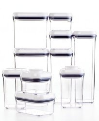 OXO Good Grips 10-Piece POP Container Set, White