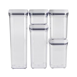 OXO Good Grips 5-Piece POP Container Set, White