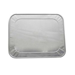 Party Essentials HALF-LID-R Half Size Foil Lid for Steam Table Pan (Case of 100)