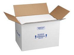 Polar Tech 266C Thermo Chill Insulated Carton with Foam Shipper, Large, 19″ Length x 12″ Width x 16″ Depth