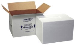 Polar Tech 271C Thermo Chill Insulated Carton with Foam Shipper, Extra Large, 26″ Length x 19-3/8″ Width x 10-1/2″ Depth