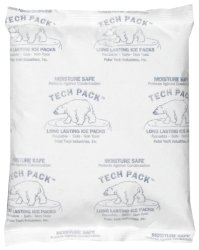 Polar Tech TP12/MS Ice Brix Viscous Gel Moisture Safe Refrigerant Cold Pack, 6″ Length x 6″ Width x 1″ Thick (Case of 12)