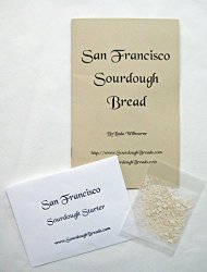 San Francisco Sourdough Bread Starter and 3.5-Quart Dough Rising Bucket with Lid