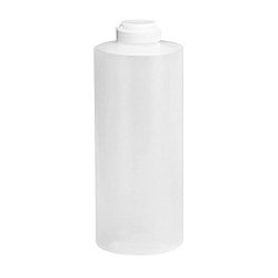 Tablecraft 2124C-1 Squeeze Bottle Natural with Hinged Top 24 oz (SET OF 12 PER CASE)