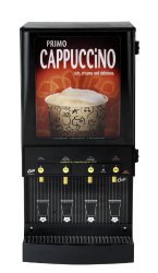 Wilbur Curtis Café Primo Cappuccino with Lightbox 4 Station Cappuccino (4 Lb Hoppers) – Commercial Cappuccino Machine – CAFEPC4CL10000 (Each)