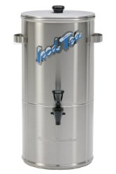 Wilbur Curtis Iced Tea Dispenser 10.0 Gallon Round Tea Dispenser – Designed to Preserve Flavor – TC-10H (Each)
