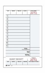 Adams Guest Check Unit Sets, Carbonless, 4.25 x 7.25 Inches, White, 2-Part, 250 Count (947SWC)