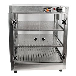 Commercial 110V Countertop Food Warmer Display Case w/ Water Tray 20x20x24
