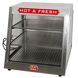 Commercial Food Pizza Pastry Warmer Countertop 24x24x24 Display Case