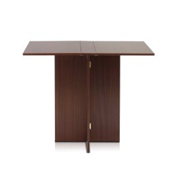 FURINNO FNAJ-11072 Boyate Special Simple Folding Table, Walnut