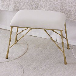 Gold Taylor Elegant Cushion Bench