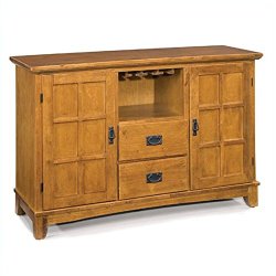 Home Style 5180-69 Arts and Crafts Buffet, Cottage Oak Finish