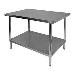 WORKTABLE STAINLESS STEEL FOOD PREP. NSF CERTIFIED FREE SHIPPING (24″ X 36″)