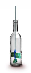 Clean Bottle Express Wine/Beer Bottle Brush for Cleaning Wine/Beer Bottles
