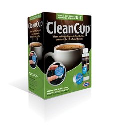 CleanCup Single Cup Brewer Cleaning and Descaling Kit.