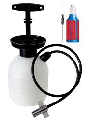 Draftec Deluxe Beer Line Cleaning Kit Hand Pump Pressurized Keg w/ 32 oz. Cleaner