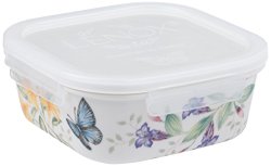 Lenox Butterfly Meadow Serve and Store Container Bowl, Square