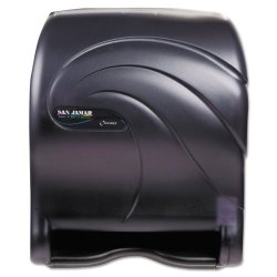 San Jamar Oceans Smart Essence Electronic Towel Dispenser,14.4hx11.8wx9.1d, Black, Plastic – one dispenser.