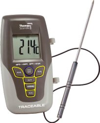 Thomas Traceable Kangaroo Thermometer, 7.5″ Probe Length, -58 to 572 degree F, -50 to 300 degree C