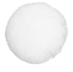 20 X 20 Round Cluster Fiber Pillow Form Insert Hypo-allergenic Made in USA