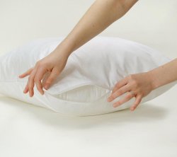 Allersoft White (Set of 2) Standard Pillow Protectors, 100-Percent Cotton Dust Mite & Allergy Control Pillow Encasements