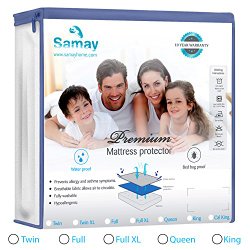 Bed Bug – Waterproof Mattress Cover – Zippered Mattress Encasement – Queen Size 60 x 80 x 16 Inches – All sizes available