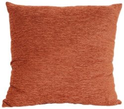 Brentwood 3438 Crown Chenille Floor Cushion, 24-Inch, Rust