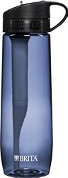 Brita Hard Sided Water Filter Bottle, Grey, 23.7 Ounces