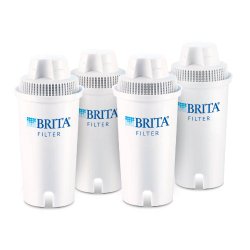 Brita Water Filter Pitcher Replacement Filters, 4 Count