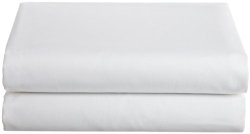 Cathay Home Hospitality Luxury Soft Fitted Sheet of 100-Percent Microfiber Construction, Queen Size, White Color