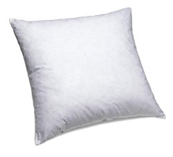 ComfyDown 95% Feather 5% Down, 22 X 22 Square Decorative Pillow Insert, Sham Stuffer – MADE IN USA