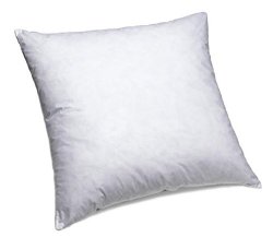 ComfyDown 95% Feather 5% Down Square Decorative Pillow Insert, Sham Stuffer, 26 X 26 – MADE IN USA