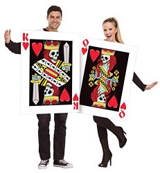 Dark King & Queen of Hearts Couples Costume