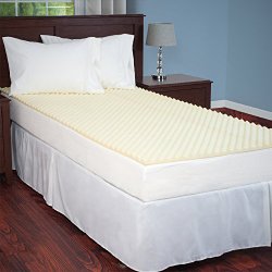 Everyday Home Egg Crate Ventilated Foam Mattress Topper, Twin/X-Large