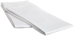 Hospitality Luxury Soft 2-Piece Set King Size Pillow Cases of 100-Percent Microfiber Constuction in White, 20″x40″