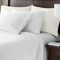 Hotel Luxury Bed Sheets Set-SALE TODAY ONLY! 100% Money Back Guarantee!Deep Pocket, Wrinkle & Fade Resistant(King,White)
