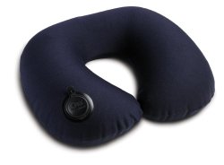 Lewis N. Clark Adjustable On Air Neck Pillow, Blue