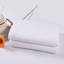 Lullabi Bedding 100% Brushed Microfiber Ultra Soft PillowCase Set –  (White, Standard Pillowcase)