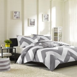 Mi Zone Libra Comforter Set – Grey – Full/Queen