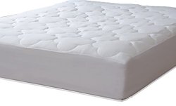 Micropuff – Down Alternative Mattress Pad – Fitted Style – Queen Size (60″x80″) – Skirt stretches up to 18″!
