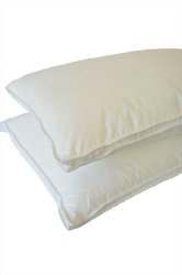 Natural Comfort Allergy-Shields 300TC Micro Gel Standard Allergy Free Filled Pillow, 34-Ounce, Set of 2