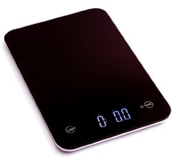 Ozeri Touch Professional Digital Kitchen Scale (12 lbs Edition), Tempered Glass in Elegant Black