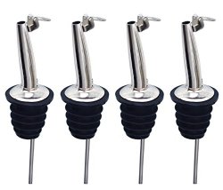 Perfect Pour: Tapered & Hinged Flip Top Pourer, Pack of 4