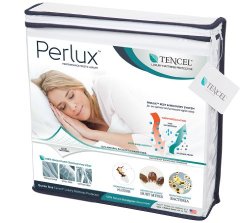 Perlux Hypoallergenic Tencel 100-Percent Waterproof Mattress Protector, Queen