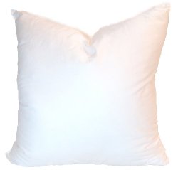 Pillowflex Synthetic Down Pillow Form Insert, 18 by 18-Inch