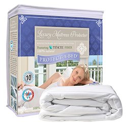 Protect-A-Bed Luxury Waterproof Mattress Protector, California King
