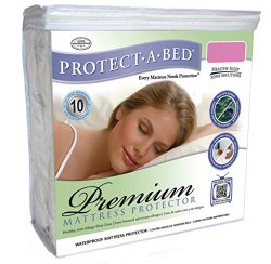 Protect-A-Bed Premium Queen Waterproof Mattress Protector
